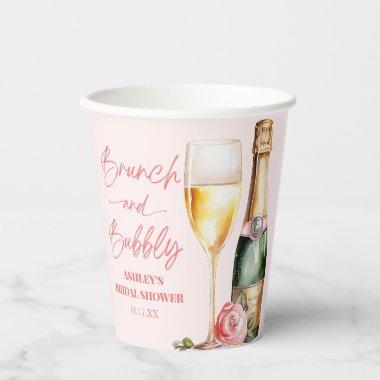 Brunch and Bubbly Mimosa Champagne  Paper Cups