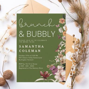 Brunch and Bubbly Modern Script Boho