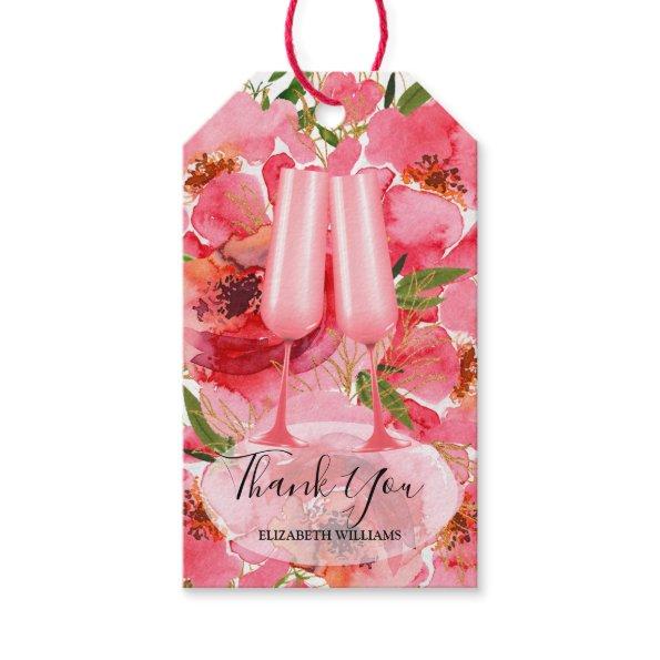 Brunch and Bubbly Thank You  Gift Tags