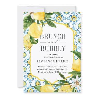 Brunch and Bubbly Yellow Lemon