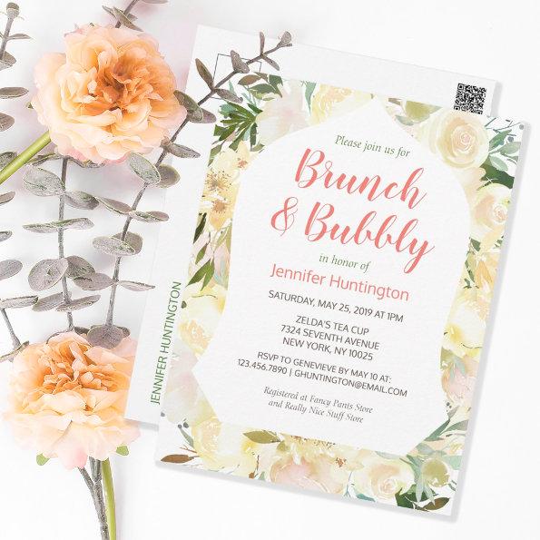 Brunch & Bubbly Boho Bridal Shower Invitation PostInvitations