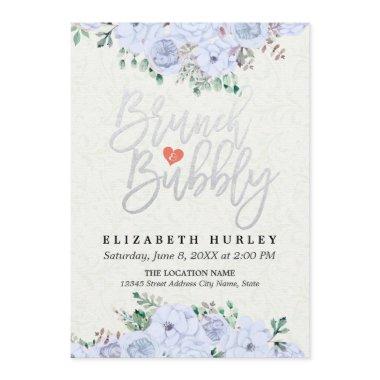 Brunch Bubbly  Chic Watercolor Floral