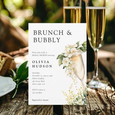 Brunch & Bubbly Bridal Shower Invitations