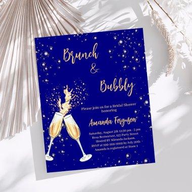 Brunch Bubbly  navy blue