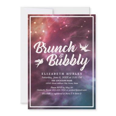 Brunch Bubbly  Night Stars Sky Galaxy
