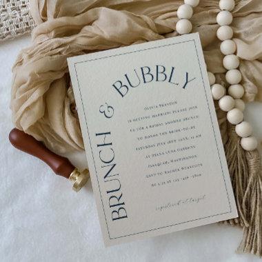 Brunch & Bubbly Bridal Shower Party Invitations