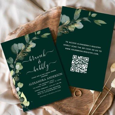 Brunch & Bubbly  QR Code Eucalyptus
