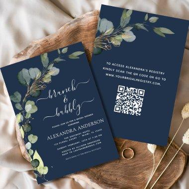 Brunch & Bubbly  QR Code Eucalyptus