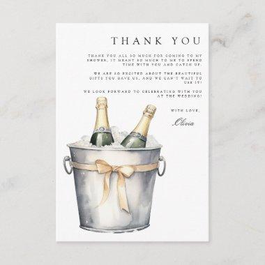 Brunch & Bubbly Bridal Shower Thank You Invitations