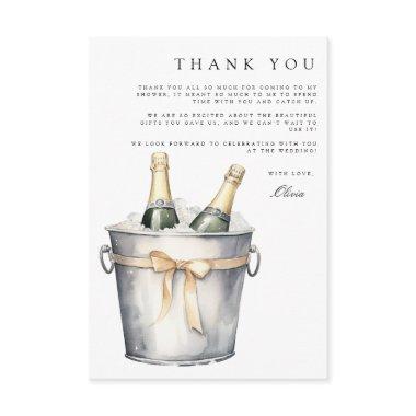 Brunch & Bubbly Bridal Shower Thank You Invitations