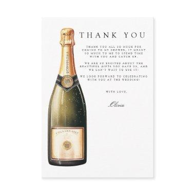 Brunch & Bubbly Bridal Shower Thank You Invitations