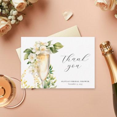 Brunch & Bubbly Bridal Shower Thank You Invitations