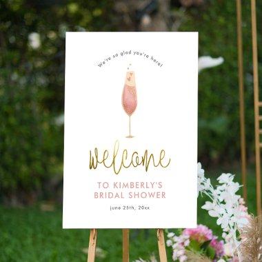 Brunch & Bubbly Champagne  Welcome Foam Board