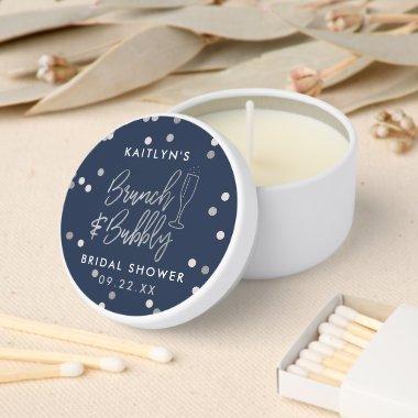 Brunch & Bubbly Confetti  Mini Candle Favors