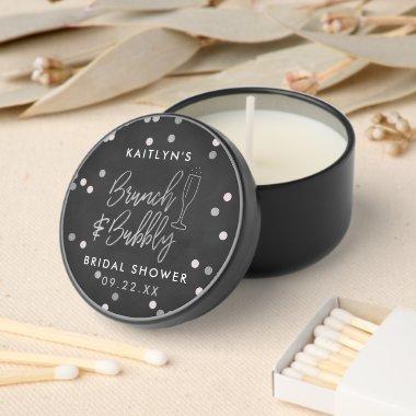 Brunch & Bubbly Confetti  Mini Candle Favors