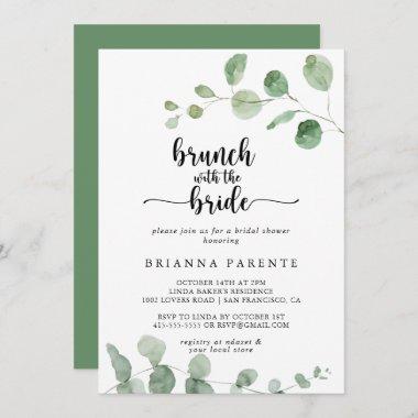 Brunch with the Bride Delight Eucalyptus Shower Invitations