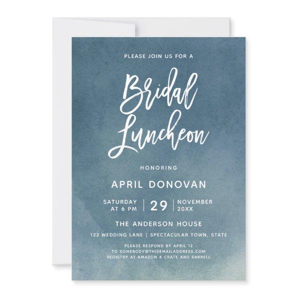 Brush Typography Bridal Luncheon