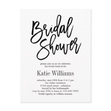 Brushed Charm EDITABLE COLOR Bridal Shower Invite