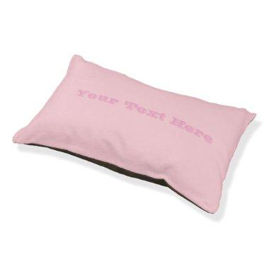 Bubblegum Pink Pretty And Yummy Solid Color Pet Bed