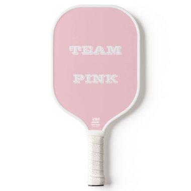 Bubblegum Pink Pretty And Yummy Solid Color Pickleball Paddle