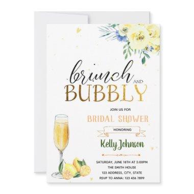 Bubbles and brew yellow flower theme