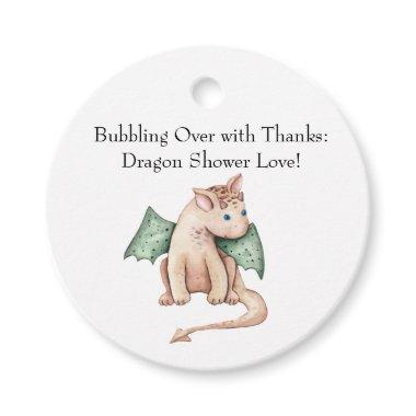 Bubbling Over with Thanks: Dragon Shower Love! Favor Tags
