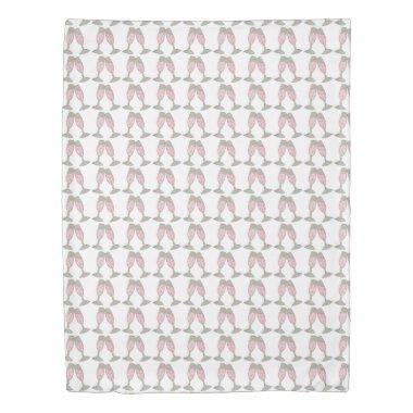 Bubbly Pink Champagne Toast Cheers Bridal Shower Duvet Cover