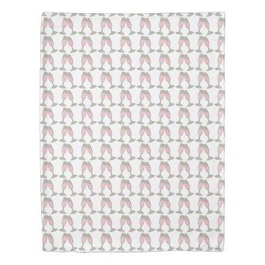Bubbly Pink Champagne Toast Cheers  Duvet Cover