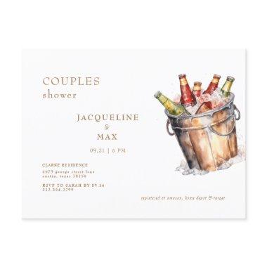 Bucket of Beer Couples Wedding Shower PostInvitations