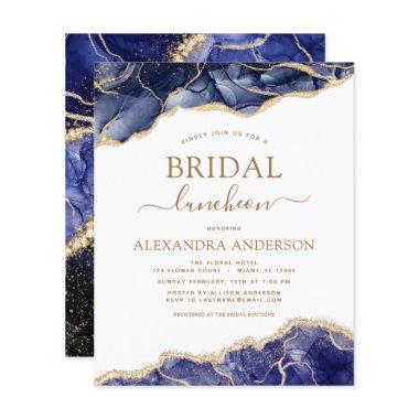 Budget Agate Navy Blue  Luncheon