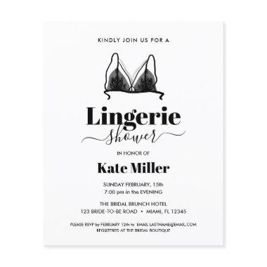 BUDGET Black Ooh La La Lingerie Bridal SHOWER