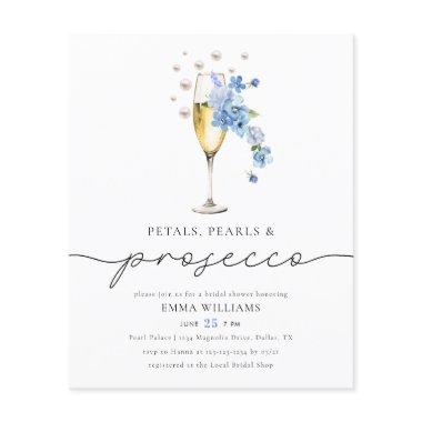 BUDGET Blue Petals Pearls & Prosecco
