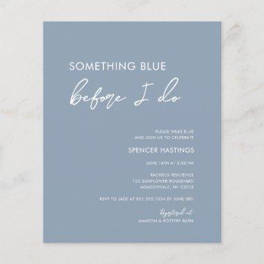 Budget Bohemian Something Blue Bridal Shower