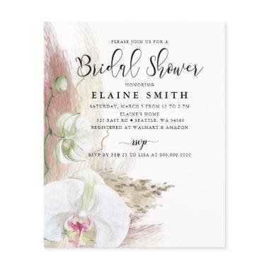 Budget Boho Pampas Orchid