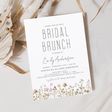 Budget Boho Wildflower Bridal Brunch