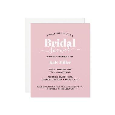 BUDGET BOLD PINKWHITE AND BLACK