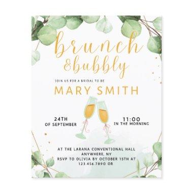 Budget Bridal Brunch Champagne & Eucalyptus