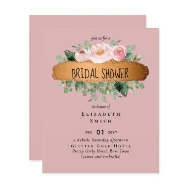 BUDGET  Dusty Rose Gold Wedding
