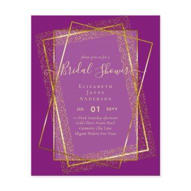 BUDGET  Glamor Gold Glitter look chic Flyer
