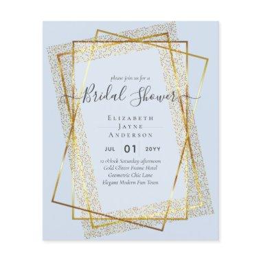 BUDGET  Glamor Gold Glitter look chic Flyer