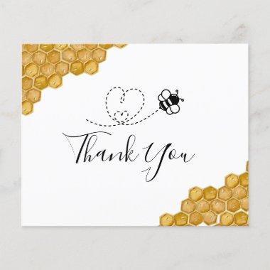 BUDGET Bridal Shower Honeycomb Thank You Invitations