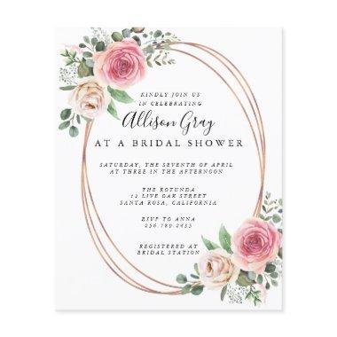 Budget Bridal Shower Invitations Flyer