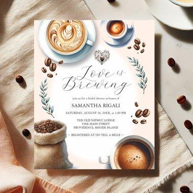 Budget  Love Is Brewing Flyer