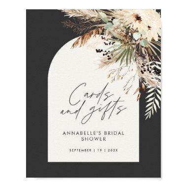 Budget  pampas  and gifts boho poster