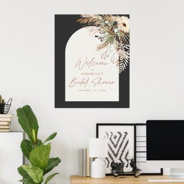 Budget  pampas grass modern elegant p poster