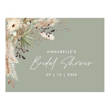 Budget  pampas grass modern elegant Poster