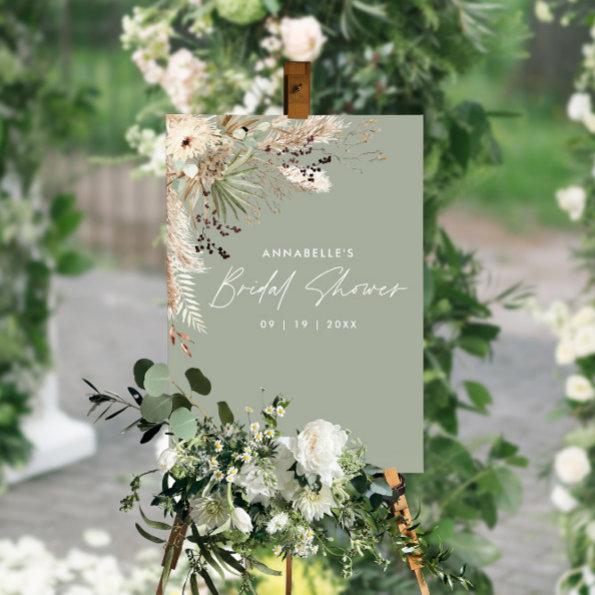 Budget  pampas grass modern elegant Poster