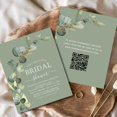 Budget  QR Code Eucalyptus  Flyer