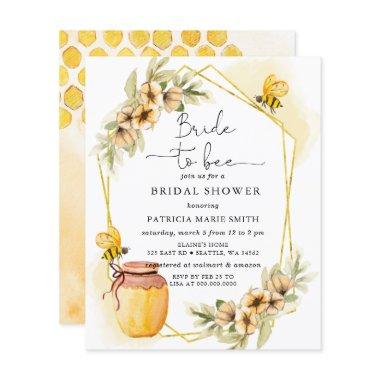 Budget Bride To Bee Honeybee Floral
