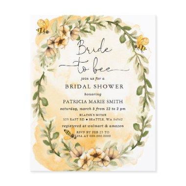 Budget Bride To Bee Honeybee Floral